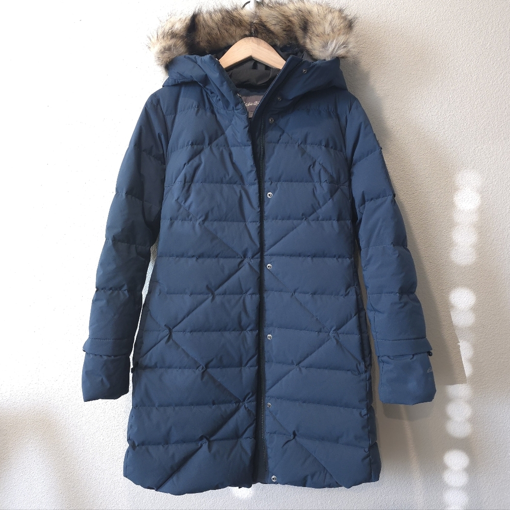 EDDIE BAUER Women's Sun Valley Frost Down Hooded Parka Medium
